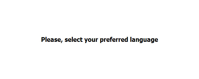 Please, select your preferred language